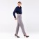 Women's pants Minaku: classic color gray, river 52