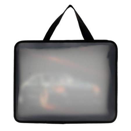 Folder with A4 handles, 330 x 260 x 75 mm, plastic, pens, calligrata "car"-2