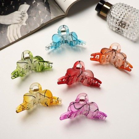 Hair crab "Isadora" bow, 8 cm, mix-1