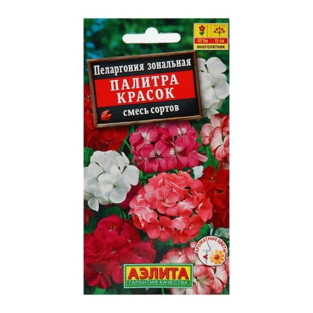 Seeds of indoor flowers Pelargonium "Palette of Paints", 4 pcs.-2