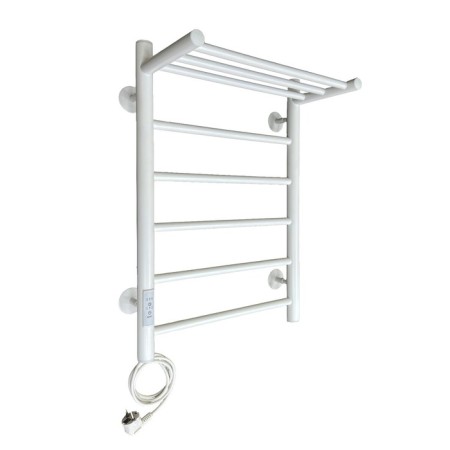 The electric heated towel “Sanprise” Aurora P6, 400x600 mm, left, white-2