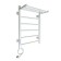 The electric heated towel “Sanprise” Aurora P6, 400x600 mm, left, white