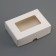 The box is folding, the lid is, with the window, white, 14 x 10 x 4 cm,