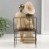 Polystone souvenir "Stylish couple on a bench" 13x12.5x24.5 cm