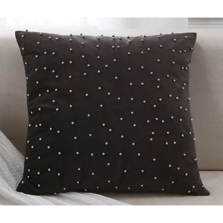 Pillowcase Sofi de Marko "Pearls", size 45x45 cm, color anthracite