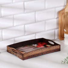 Tray with handles 