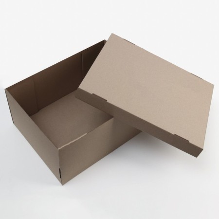The box is folding, the lid is, brown, 37 x 28 x 18 cm-2
