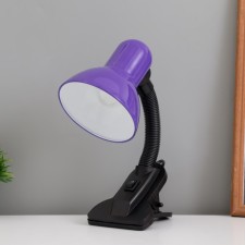 Table lamp E27, with off. On the clamp (220V) purple (108V)