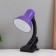 Table lamp E27, with off. On the clamp (220V) purple (108V)