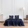 Cover with pillowcases "Bridget", size 230x250 cm, blue color