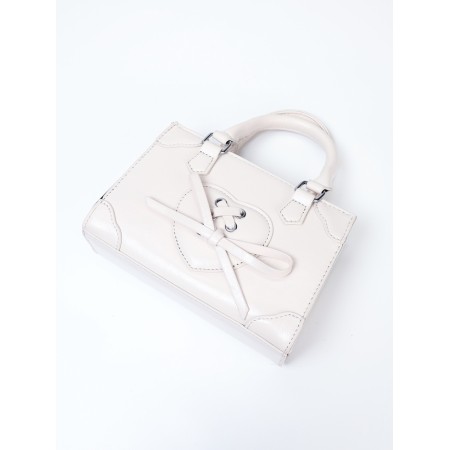 Female bag, 20*8*14, lightning departure, belt lengths, white-7