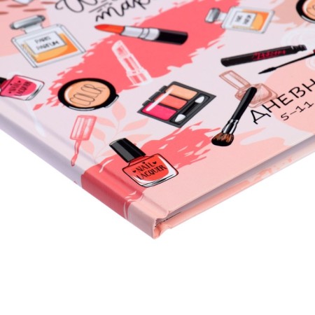 Diary for grades 5-11, "women's accessories", a solid cover 7BC, matte lamination, 48 sheets-3