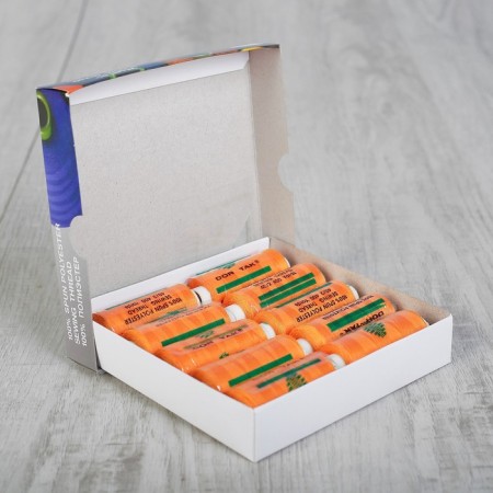 Thread Dor Tak 40/2, 400 Yard, Color No. 114 Orange, 10 pcs in units.-1