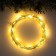 Garland "thread" 10 m Rosa, IP20, silver thread, 100 LED, glow warm white, 12 V