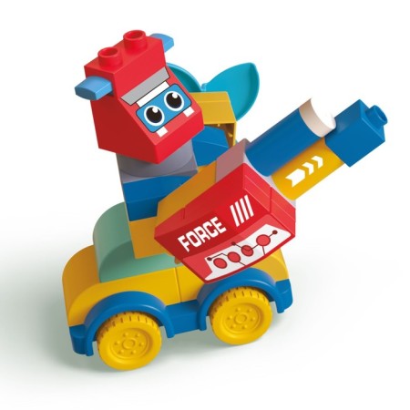 Constructor Children's Funky Toys "Robot", with large blocks, 28 details