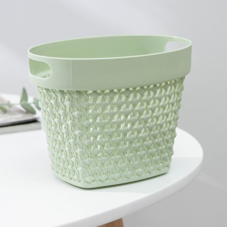 Basket for trifles with handles, plastic, 16.5 × 11 × 12 cm, color mix