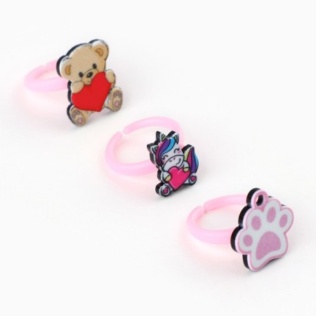 Ring 3 pcs with tattoo "Magic" 8 x 12 cm-7