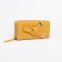 Women's wallet with lightning, yellow color