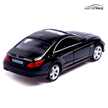 Metal Mercedes-Benz CLS63 AMG, 1:32, doors, inertia, black color open-4