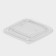 Disposable plastic lid, UPK-1212, 12.6 × 12.6 × 0.5 cm, transparent, 50 pcs/un