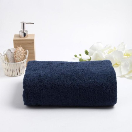 Tensor of smooth-red 100x180cm, central-blue, 400g/m, cotton 100%