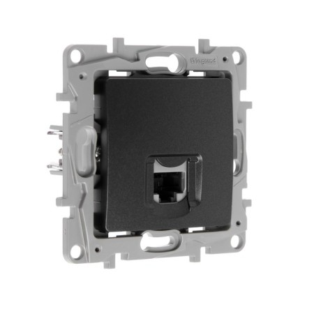 Computer socket RJ45 Legrand Etika, 1st, Anthracite