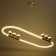 Jerrysto lamp LED 86W gold 90x29.5x9-100 cm Bayerlux