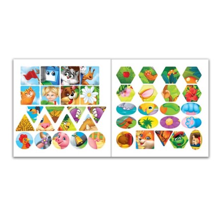 Stickers-Puzzles "Learn the Forms", 12 p.-2