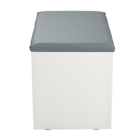 Gerda Pouf, 600x355x432, white/eco -leather gray-4