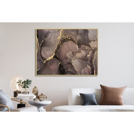 Reproduction of the picture "Brown abstraction", 58x78, frame (20-005)-2