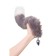 Anal sleeve with a tail and Metal by toyfa, metal, silver, 44.4 cm
