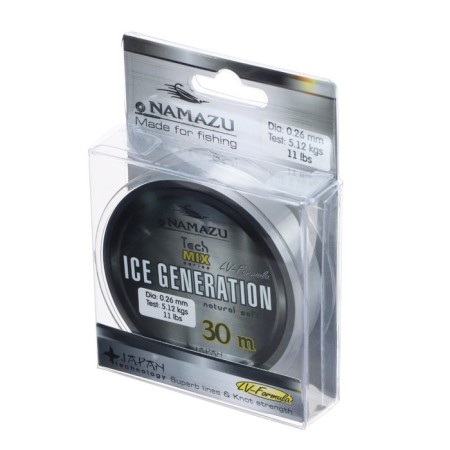 Namazu Ice Generation Flacks, diameter 0.26 mm, test 5.12 kg, 30 m, transparent-1