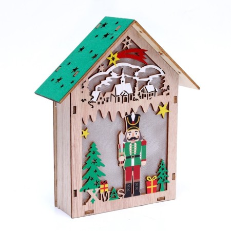 New Year's decor with the “Nutcracker” lighting 15 × 5.5 × 18 cm-3