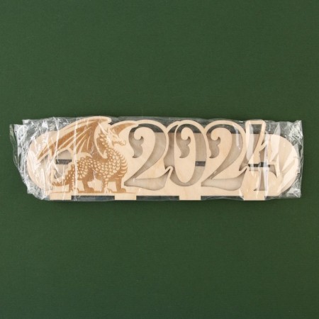New Year's desktop decor "Dragon SG2024" 18.8 x 4.3 x 5.8 cm-6