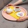 Coffee table "Grace" YS-8375SC, pink 46.8x50.5 cm