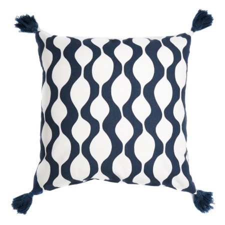 Traffic Cuts & Pieces pillow, 45x45 cm, gray-blue color