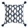 Traffic Cuts & Pieces pillow, 45x45 cm, gray-blue color