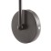 Sconces "Crocus" E27 40W black 20x29x23cm
