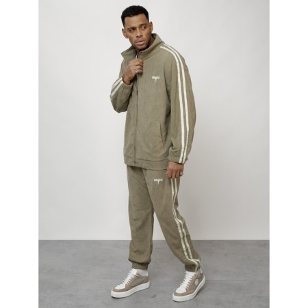 Male tracksuit, size 52, khaki color-13