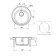 Quartz-quartz kitchen-quartz Uperwood quartz upd-01, round, color 01 white