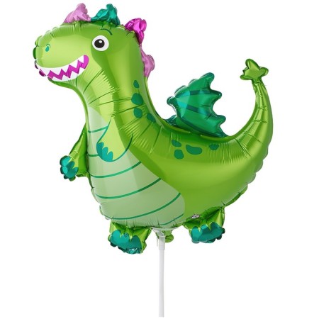 Foil ball 14 "Dragon", mini-fig, green color