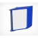 Plastic frame for the A4, Infoframe cross -cutting system, without tread, blue color