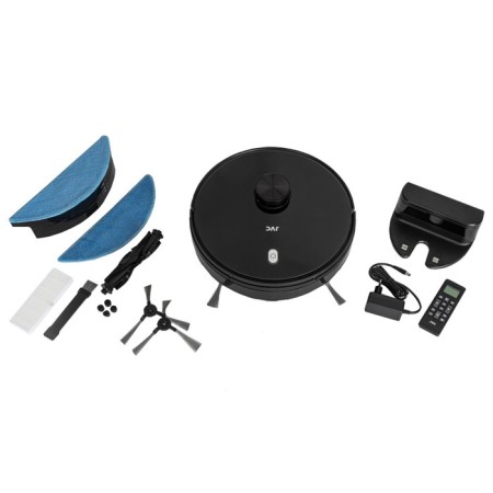 Robot permissor JVC JH-VR520, 24 W, dry and wet cleaning, 0.6/0.4 l, black-3