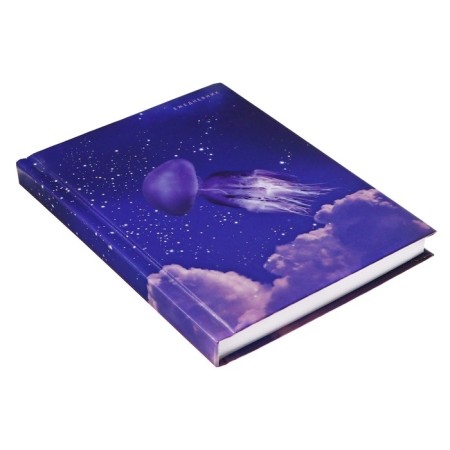 Deliciper of Leduced A6, 112 sheets, "Dreams", solid cover, sparkle, embossing foil, OFSET BOLK 60g/m2-1