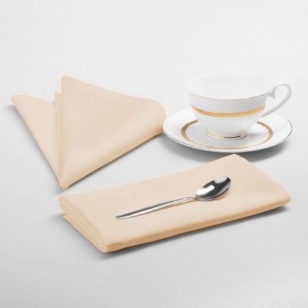 Set of napkins "Donna", size 43x43 cm, beige color