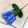 Artificial flowers "Royal orchid" 3.5x28 cm, blue