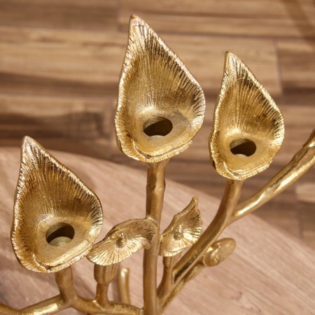 Summary for 5 candles "Flowers" aluminum 47x25x46 cm-5