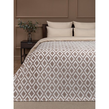 Texrepublic blanket, size 200x220 cm, beige color