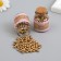 Round 6/0 beads in the bottle "Golden" 2x20 g set 2 pcs