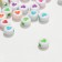 Acrylic bead "Heart" in a circle, 7 × 4 mm, (set 10 g), color mix
